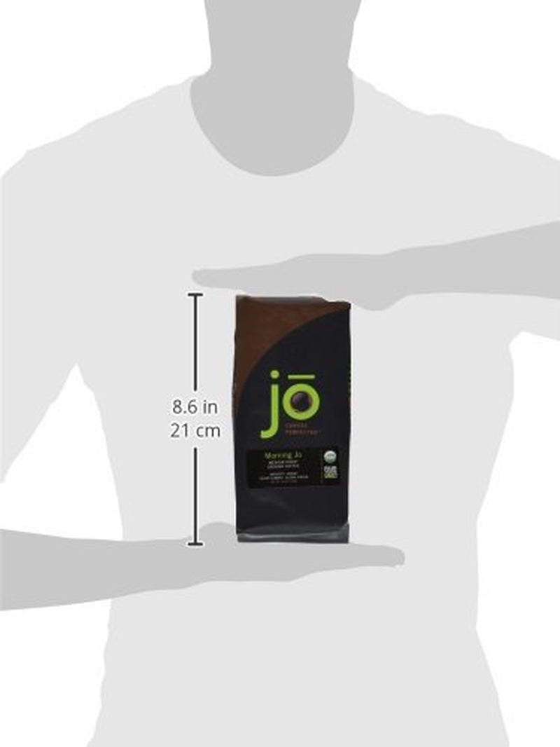 MORNING JO: 12 Oz, Organic Breakfast Blend Ground Coffee, Medium Roast, Fair Trade Certified, USDA Certified Organic, NON-GMO, 100% Arabica Coffee, Gluten Free, Gourmet Coffee from