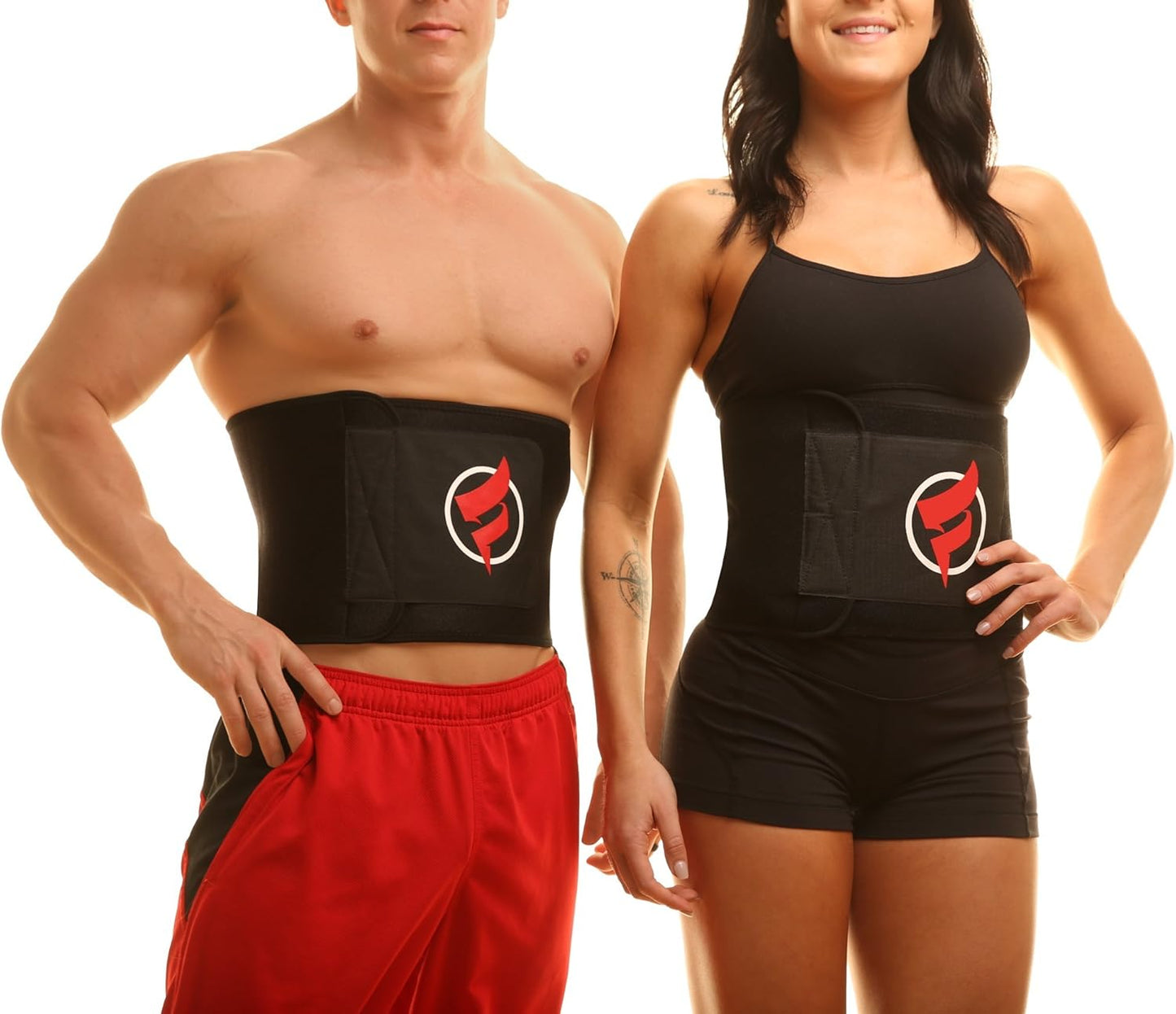 Waist Trimmer Sauna Ab Belt for Women & Men - Waist Trainer Stomach Wrap