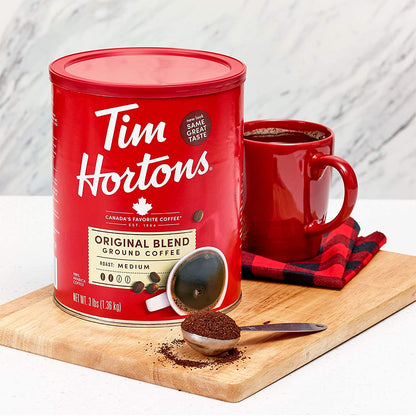 Original Blend, Medium Roast Ground Coffee, Canada’S Favorite Coffee, Made with 100% Arabica Beans, 48 Ounce Canister