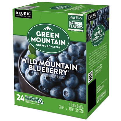 , Wild Mountain Blueberry Light Roast K-Cup Coffee Pods, 24 Count