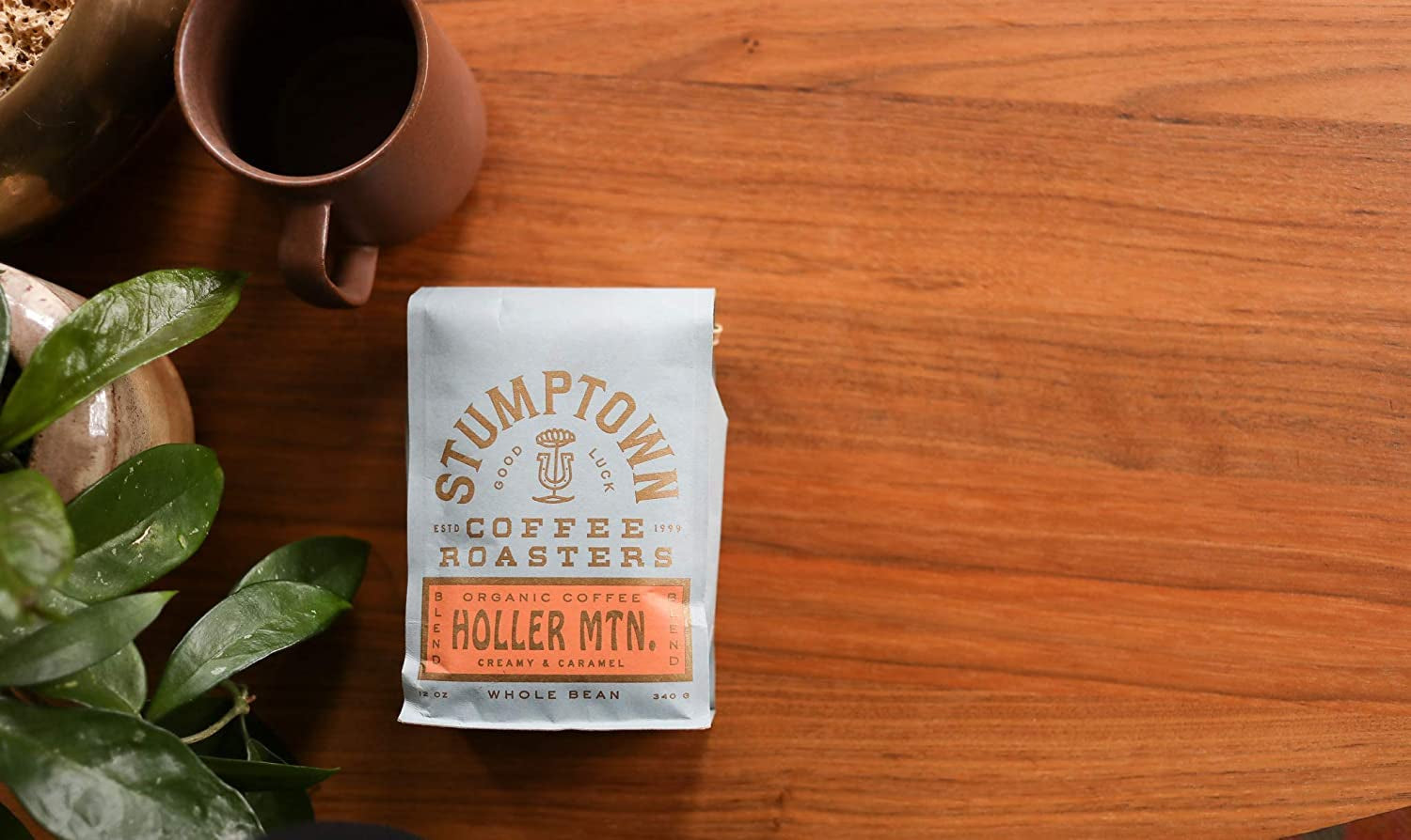 , Medium Roast Organic Whole Bean Coffee - Holler Mountain 12 Ounce Bag with Flavor Notes of Citrus Zest, Caramel and Hazelnut