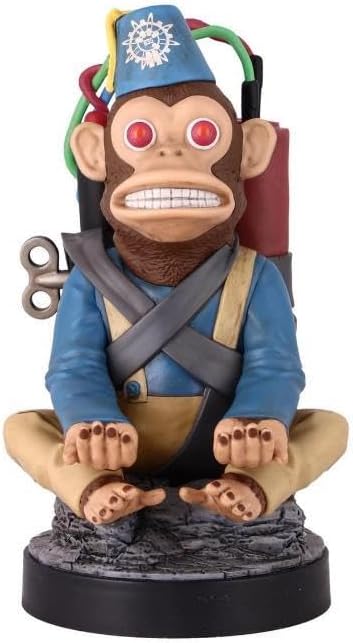 : Call of Duty: Monkeybomb - Original Mobile Phone & Gaming Controller Holder, Device Stand, Cable Guys, Licensed Figure