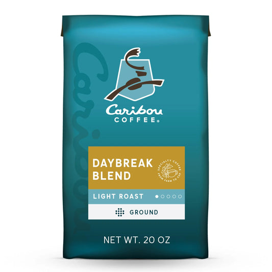 Coffee Daybreak Blend Premium Light Roast Ground Coffee, Arabica, 20 Oz