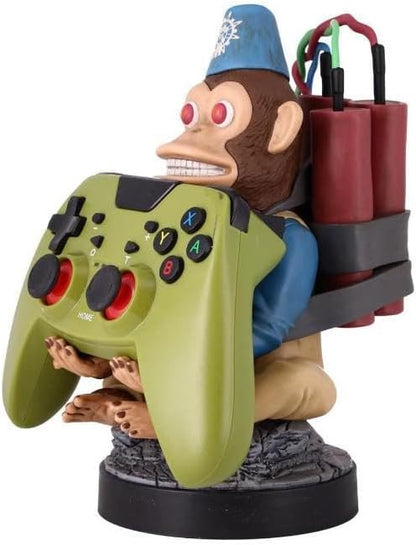 : Call of Duty: Monkeybomb - Original Mobile Phone & Gaming Controller Holder, Device Stand, Cable Guys, Licensed Figure