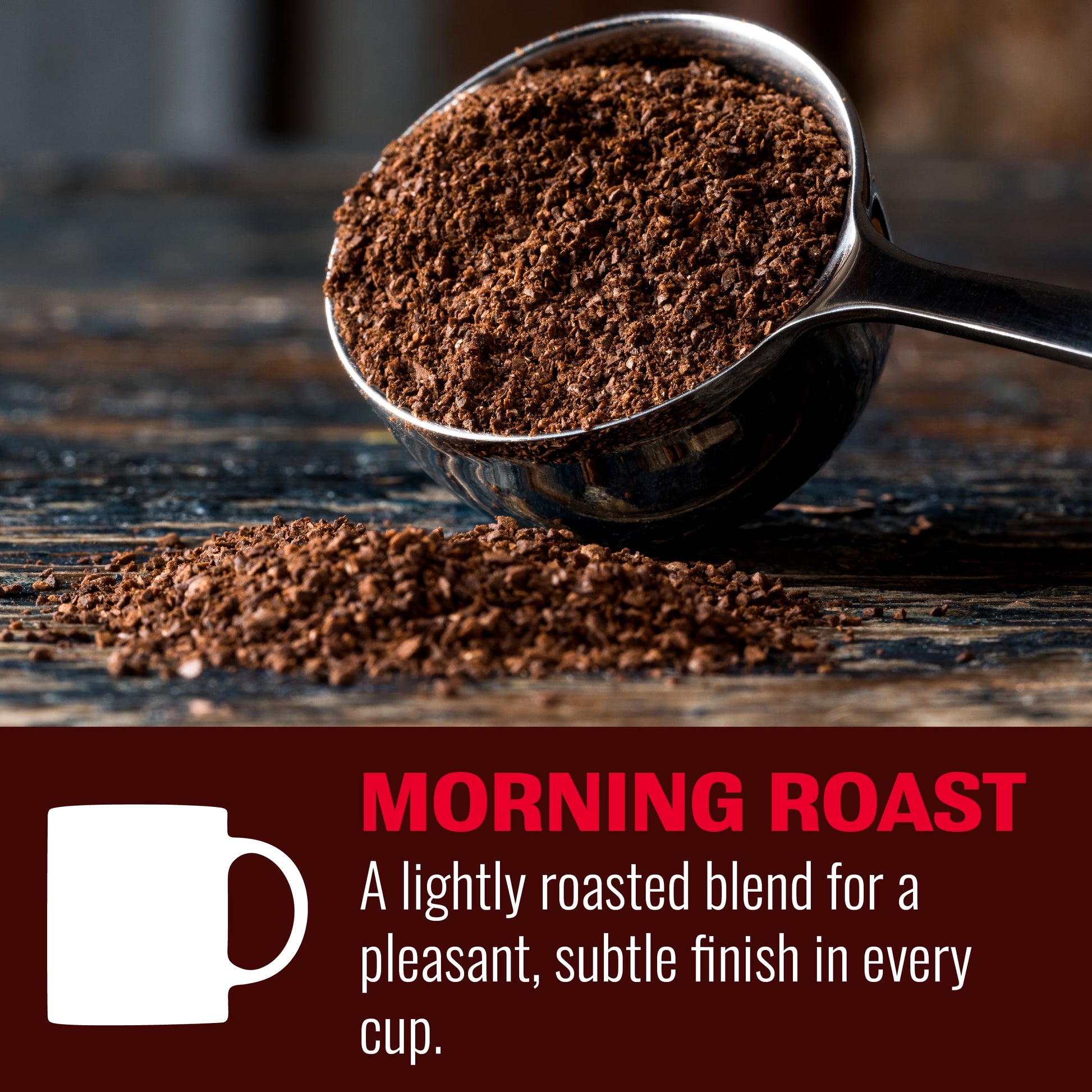 (2 Pack) . Morning Roast Ground Coffee, Light Roast, 24 Oz. Can