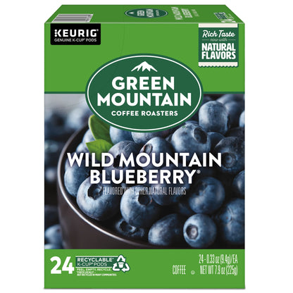 , Wild Mountain Blueberry Light Roast K-Cup Coffee Pods, 24 Count