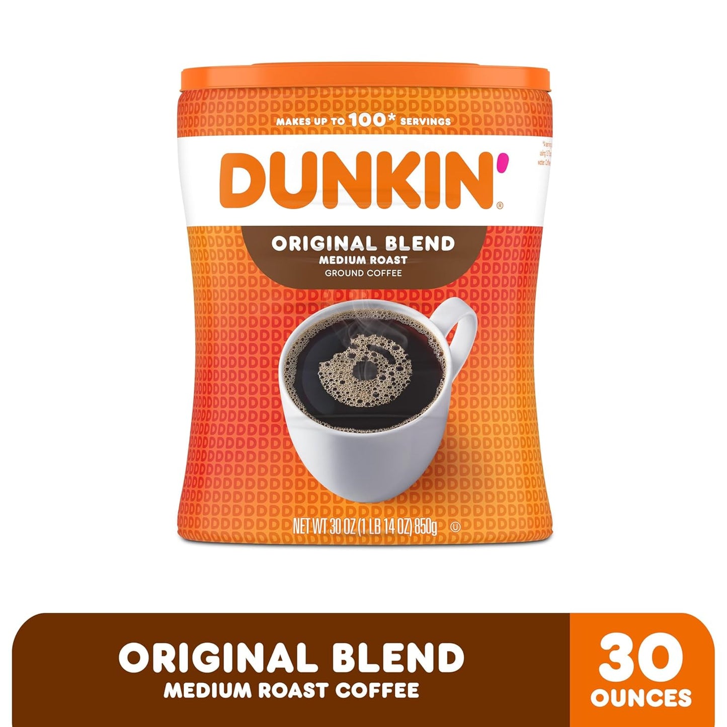 Original Blend Medium Roast Ground Coffee, 30 Ounce