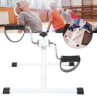 Mini Exercise Bike, Multifunctional Mini Exercise Bike Hand Foot Pedal Trainer Elderly Exerciser