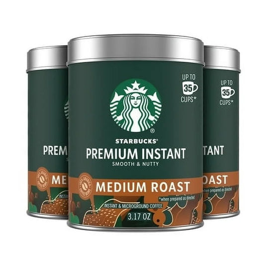 (3 Pack)  Premium Medium Roast Instant Coffee, 3.17 Oz