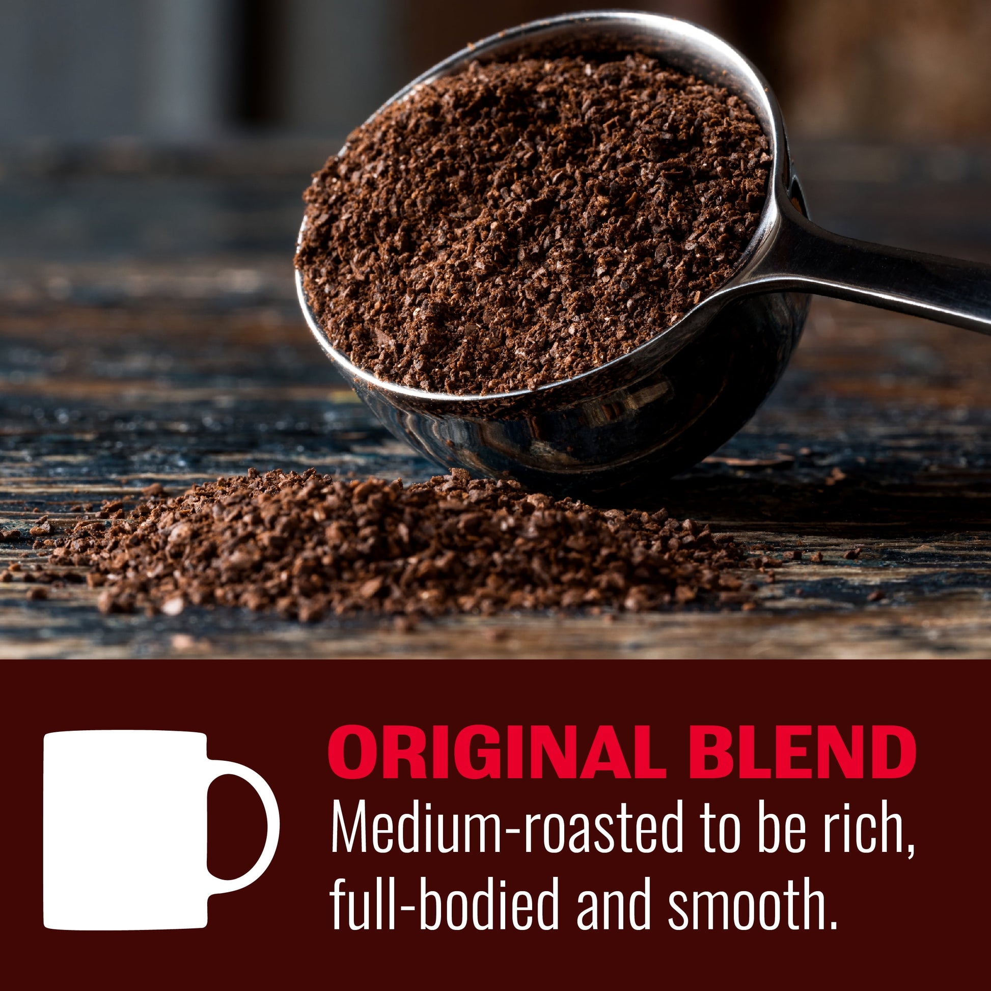 . Original Blend Ground Coffee, Medium Roast, 30.5 Oz. Can