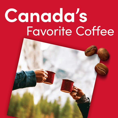 Original Blend, Medium Roast Ground Coffee, Canada’S Favorite Coffee, Made with 100% Arabica Beans, 48 Ounce Canister