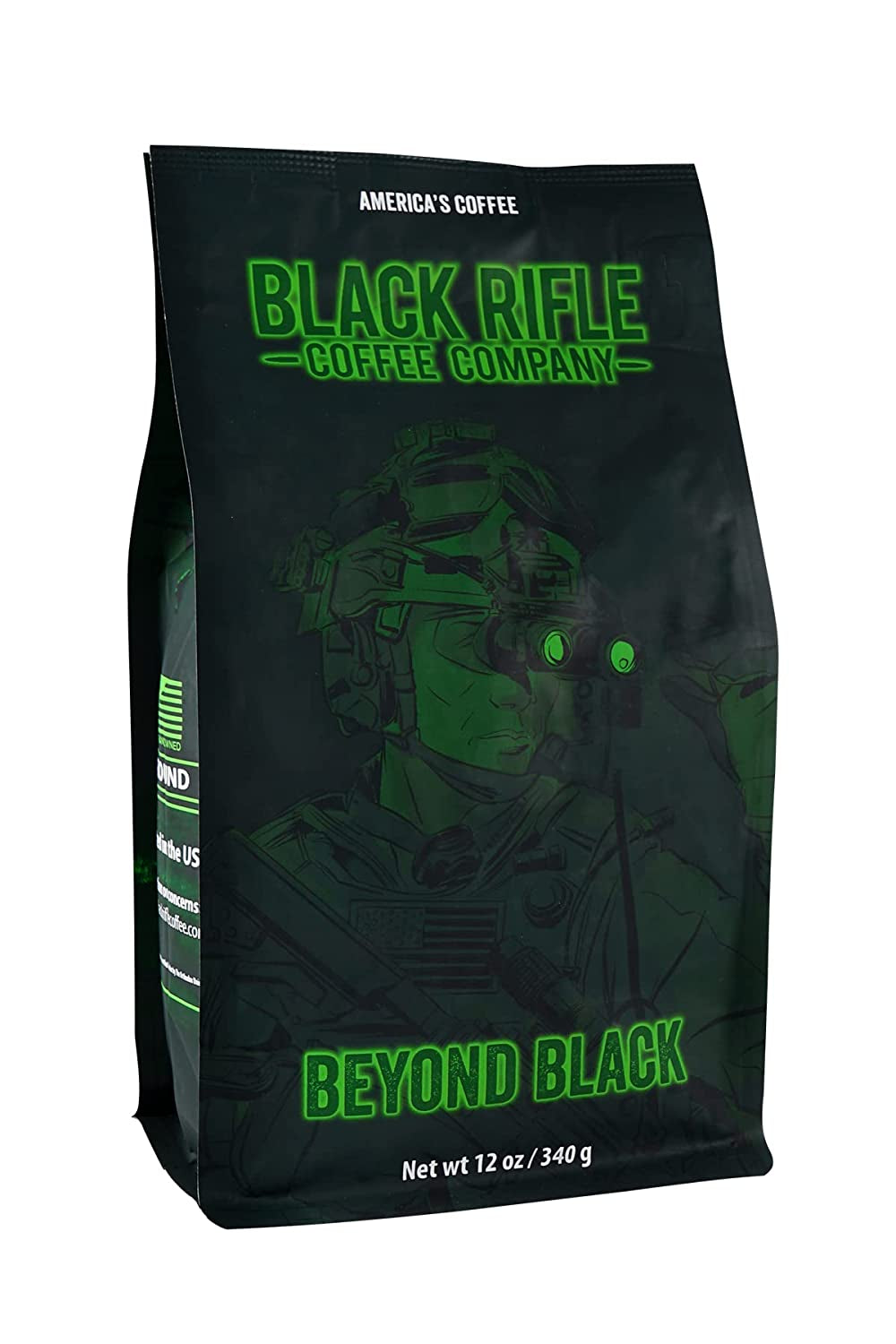 beyond Black, Dark Roast Ground Coffee, 12 OZ Bag