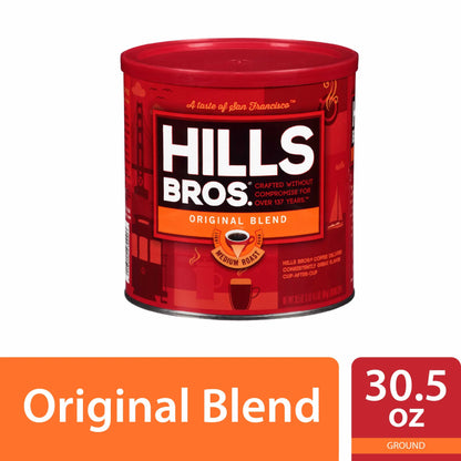 . Original Blend Ground Coffee, Medium Roast, 30.5 Oz. Can