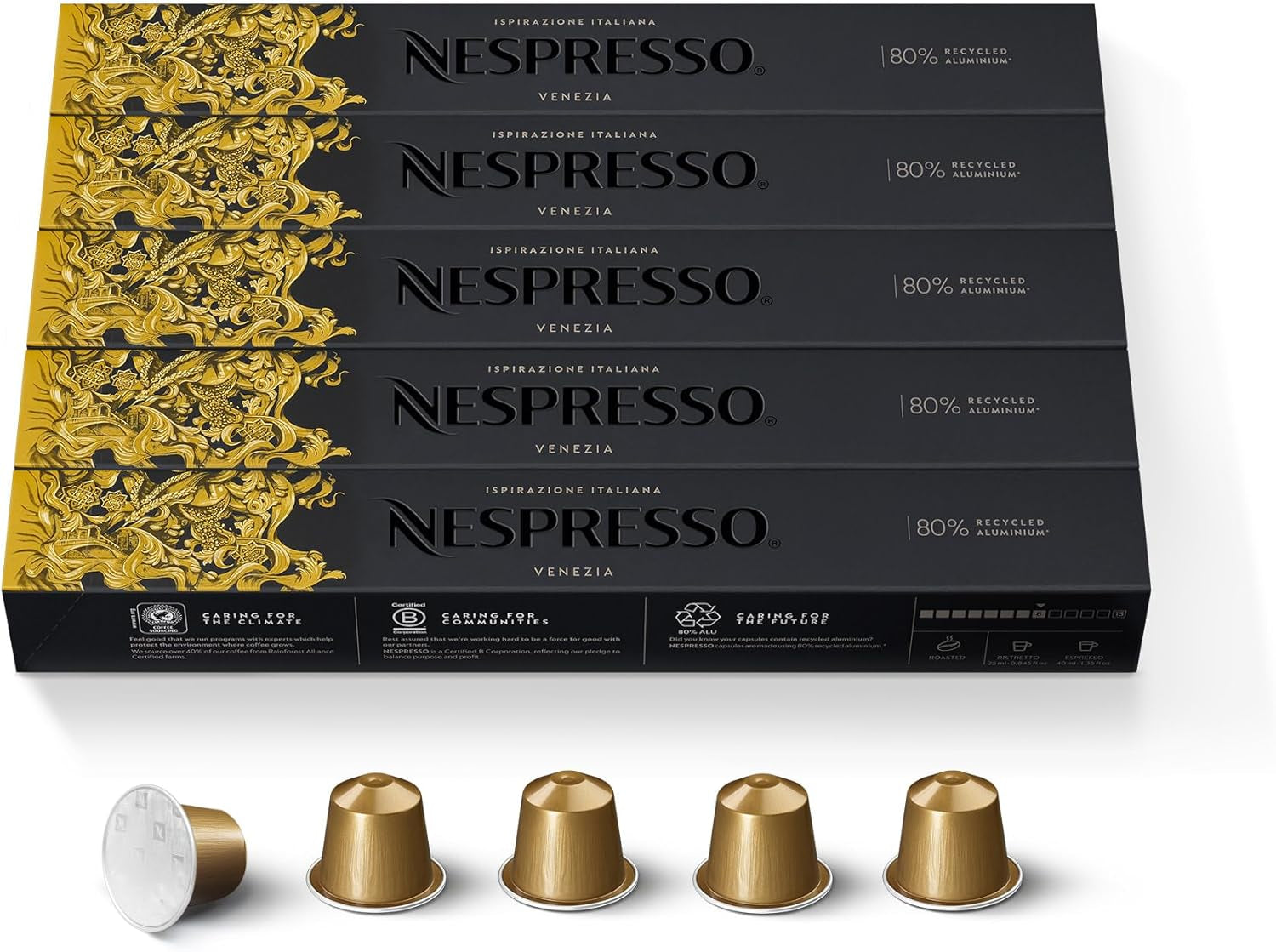 Capsules Original Line, Ispirazione Venezia, Medium Roast Coffee Pods, 50-Count Espresso Coffee Pods