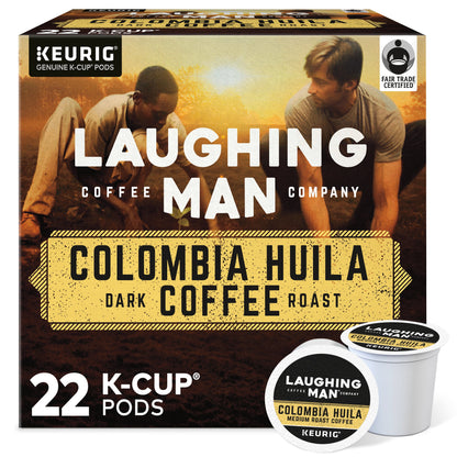 Colombia Huila Coffee,  K-Cup Pod, Dark Roast, 22Ct