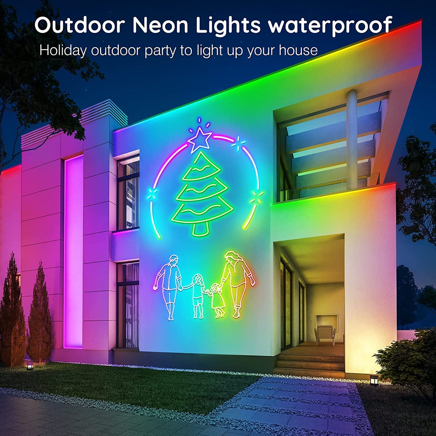 20Ft Neon Rope Lights,Flexible Led Rope Lights Control with App/Remote,Multiple Modes Rope Lights,Ip65 Outdoor RGB Led Neon Lights Waterproof,Music Sync Gaming Led Neon Light Strip for Bedroom Decor