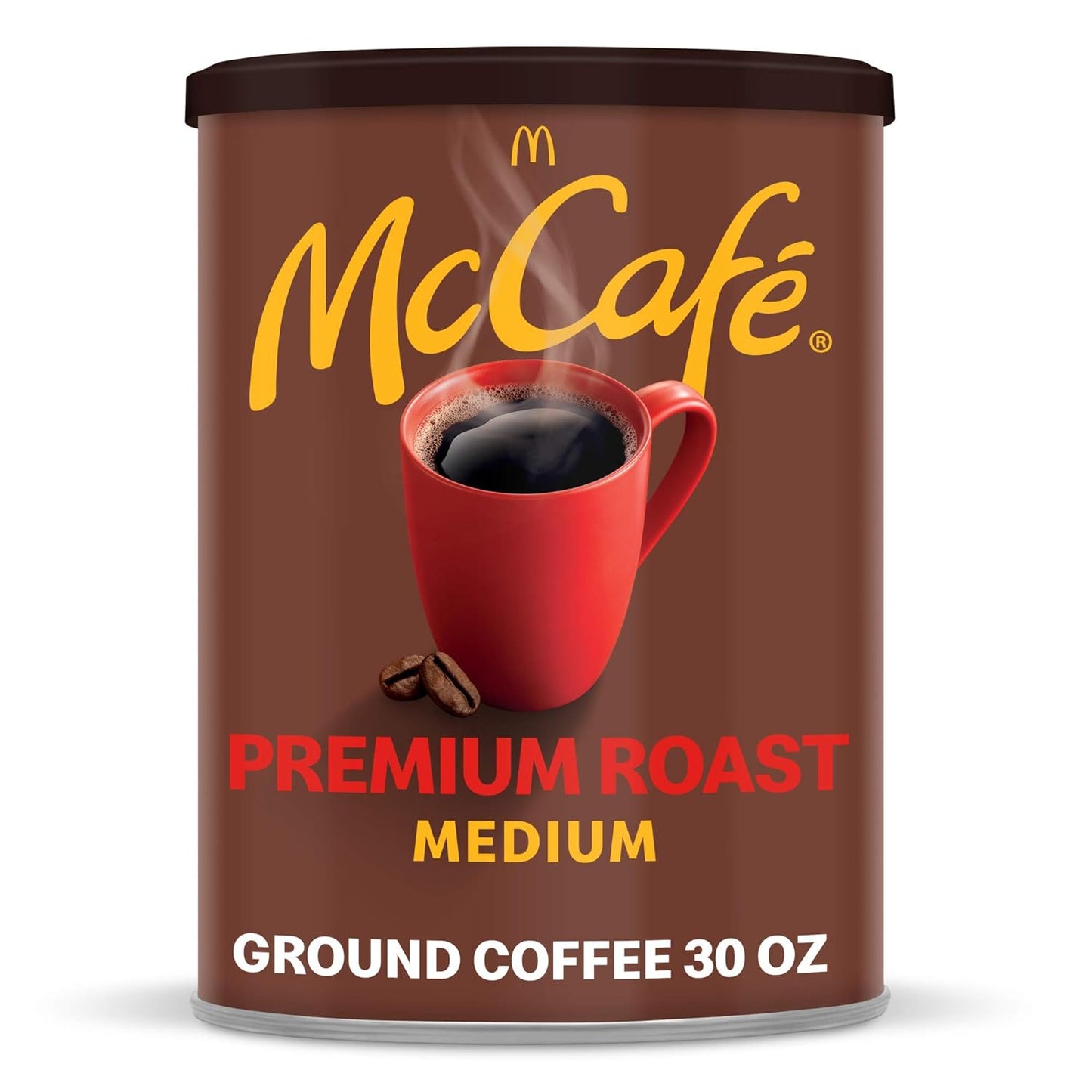 Premium Roast, Medium Roast Ground Coffee, 30 Oz Canister