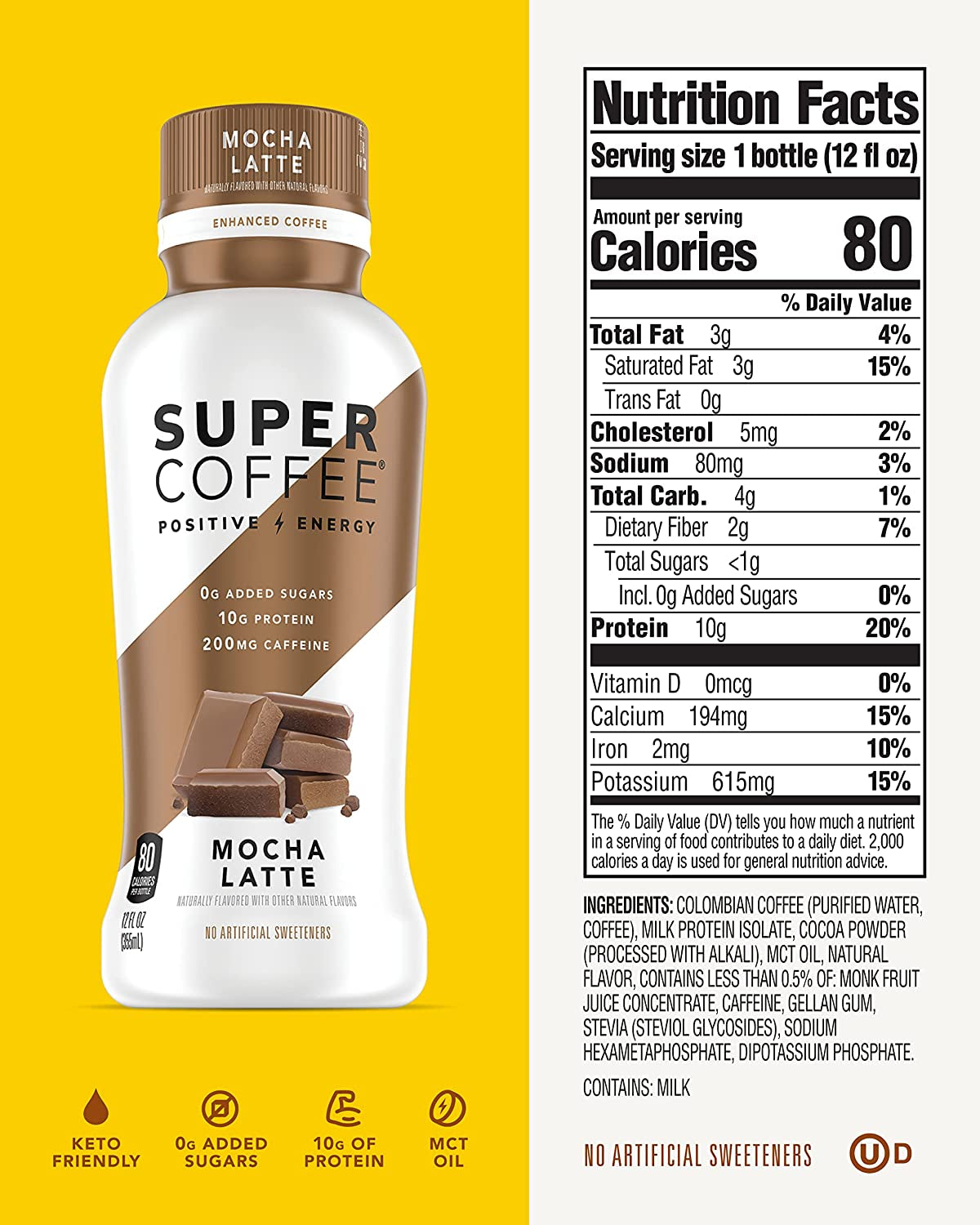 , Iced Keto Coffee (0G Added Sugar, 10G Protein, 70 Calories) [Variety Pack] 12 Fl Oz, 6 Pack | Iced Coffee, Protein Coffee, Coffee Drinks, Smart Coffee - Soyfree Glutenfree