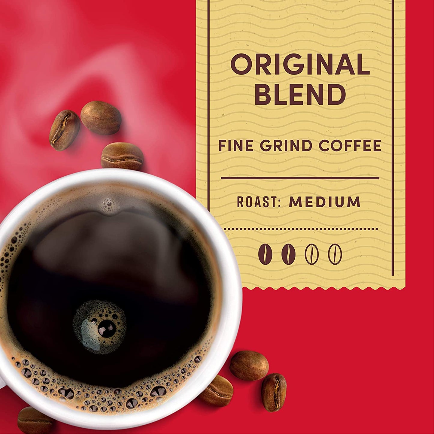 Original Blend, Medium Roast Ground Coffee, Canada’S Favorite Coffee, Made with 100% Arabica Beans, 48 Ounce Canister