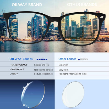 Blue-Light Blocking Glasses Computer Reading/Gaming/Tv/Phones Glasses Fashion anti Eyestrain UV Glasses for Women Men