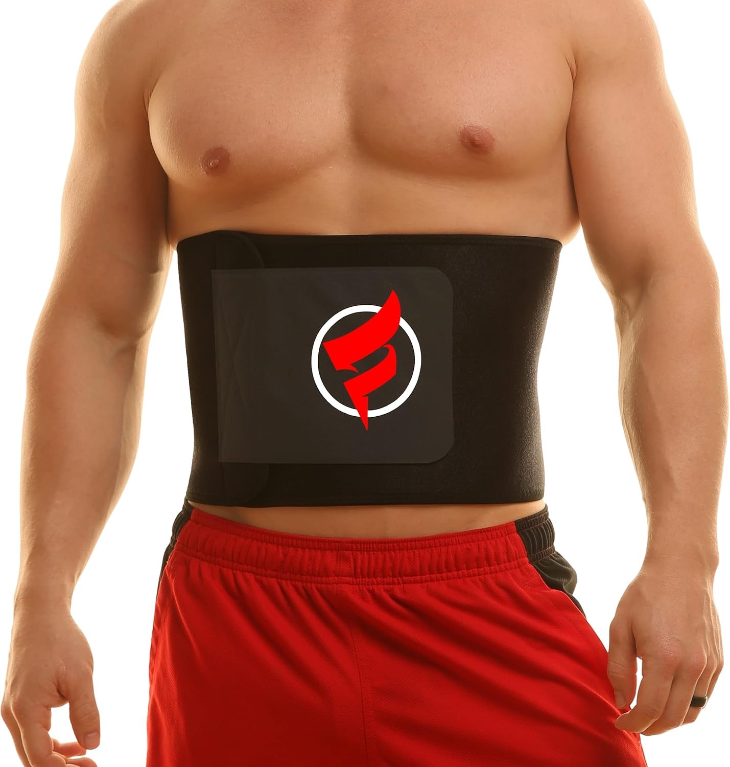 Waist Trimmer Sauna Ab Belt for Women & Men - Waist Trainer Stomach Wrap